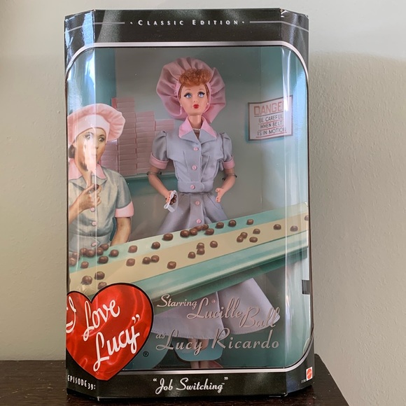 I Love Lucy Barbie- Chocolate Factory